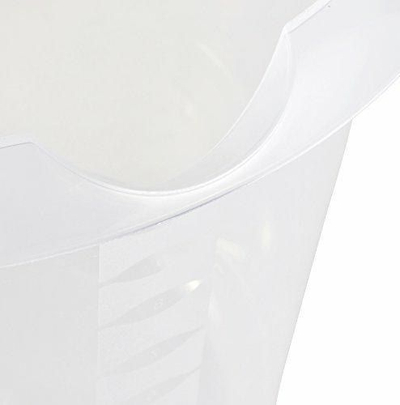 Kovë pastrimi Keeeper Mika, 10L, e rrumbullakët, transparente