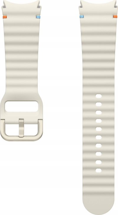 Rrip sportiv Samsung për Galaxy Watch 7, M L, silikon, krem