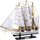 Model dekorativ anije velash Confection Frigate, 49x43cm, dru, e bardhë