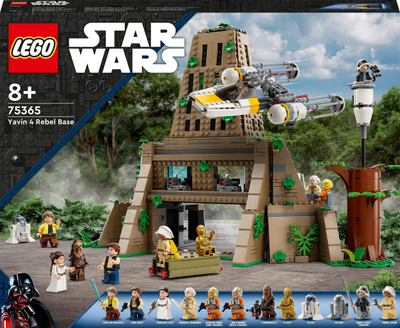 Set ndërtimi LEGO Star Wars 75365 Yavin 4 Baza Rebele, 1066 copë, 8+ vjeç, shumëngjyrësh