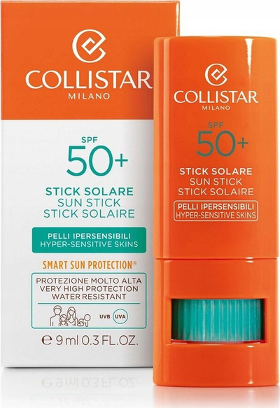 Krem dielli stick Collistar Sun Stick, SPF 50, për lëkurë shumë të ndjeshme, 9ml