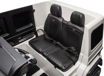 Електричен автомобил за деца Мерцедес Бенц G63 AMG XXL STRONG MP4, со MP4, бел