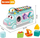 Lodër autobus muzikor Woopie 49485, sorter formash, me ksilofon, ngjyra pastel