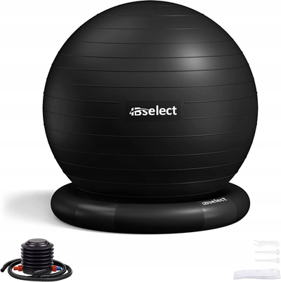 Top palestre VirtuFit Anti-Burst, 65 cm, me pompë, gri