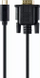 Kabllo Gembird USB-C - D-Sub (VGA), 2m, e zezë