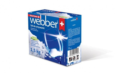 Set për enëlarëse Webber ECOline 3n1, tableta all in one, kripë 1.5kg, aromë limoni