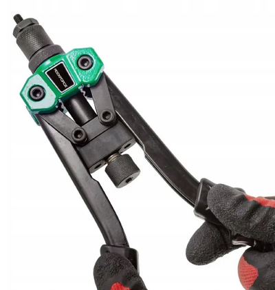 Riveter për bulona të verbër Rockforce, 320mm, M3 M10, i zi