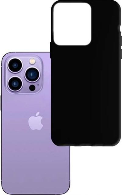 Mbrojtëse telefoni 3mk Matt Case për iPhone 14 Pro Max, TPU, mat, e zezë