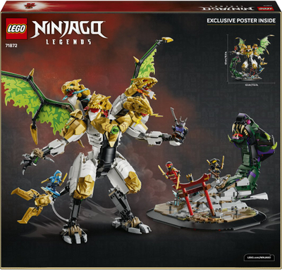 LEGO Ninjago Beteja e Dragoit Ultra 71872, 2178 pjesë