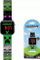 Orë dore Minecraft MIN4165, LED, me kalendar, shumëngjyrëshe