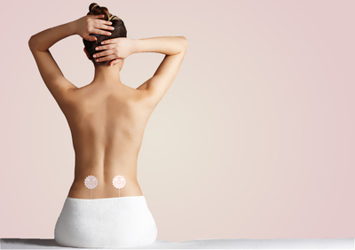 Pajisje TENS Medisana TT 250, për dhimbje menstruale dhe endometriozë, me funksion ngrohjeje, e bardhë