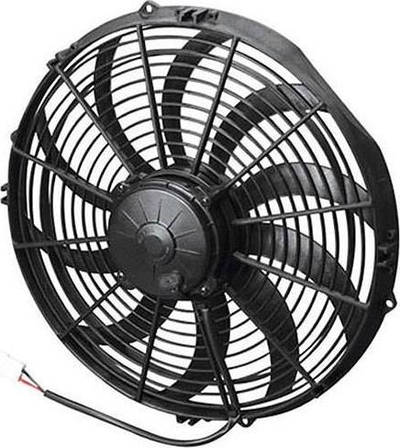 Ventilator radiatorik SPAL 355mm, high efficiency, thithës