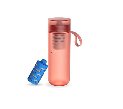 Shishe me filtrues Philips AWP2712, 590 ml, red pink