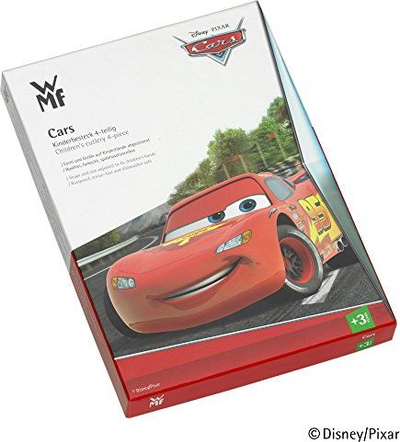 Set takëmesh për kalamaj WMF Disney Cars 2, 4 pjesë, çelik inox, shumëngjyrësh