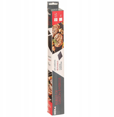 Set fletë pjekje për skarë Be Toy's Barbecue Baking Sheet, 40 x 33 cm, 6 copë, të zeza