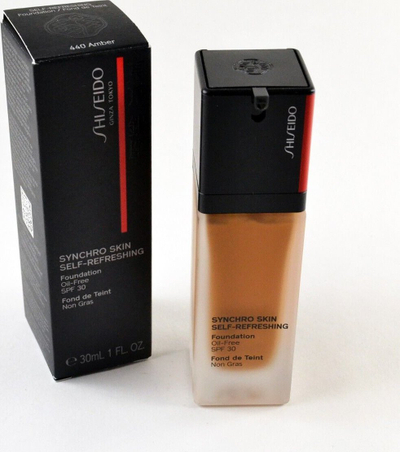 Fondatinë Shiseido Synchro Skin Self Refreshing, SPF 30, 30ml, nuanca 440 Amber