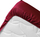 Çarçaf shtrati Douceur d'intérieur Cotton Fitted, 90x190 cm, pambuk organik, burgundy