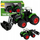 Traktor lodra LEAN Toys me ngarkues ballor, rrota gome, 1:24, i gjelbër