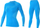 Set rrobash për femra Brubeck Thermoactive Set Dry KP10170, L, të kaltra