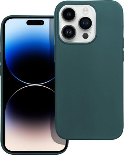 Mbulesë telefoni Matt Case për iPhone 13 Pro Max, TPU, jeshile e errët