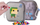 Portofol Pixie Crew Small Pouch PXA-08-68, silikon me pika pixel, gri
