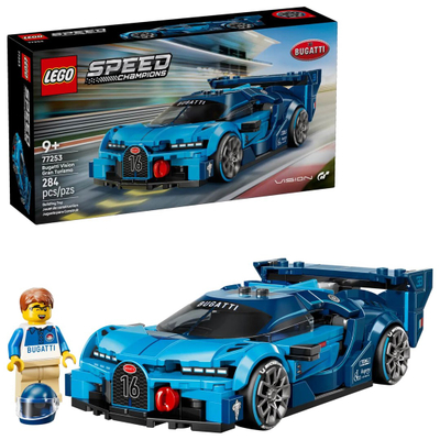 Set lodër LEGO Speed Champions Bugatti Vision Gran Turismo 77253, 9+, shumëngjyrësh