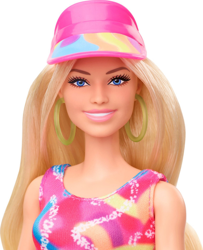 Kukull Barbie The Movie Mattel HRB04, veshje inline skating, aksesorë neon, shumëngjyrëshe