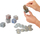 Set lodër Minecraft Mayhem Playset, figurë Steve 8.25 cm, minecart, gri