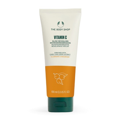 Piling për fytyrë The Body Shop Vitamin C Glow Revealing Microdermabrasion kTBS504, 100 ml