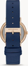 Orë dore Skagen Signatur Lille SKW2838, rrip lëkure, mban ujë deri 30m, blu