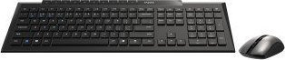 Set tastjerë dhe mi Rapoo 8210M, wireless, USB, i zi