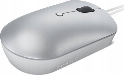 Maus Lenovo 540 USB C me kabllo, kompakt, 2400 DPI, gri cloud
