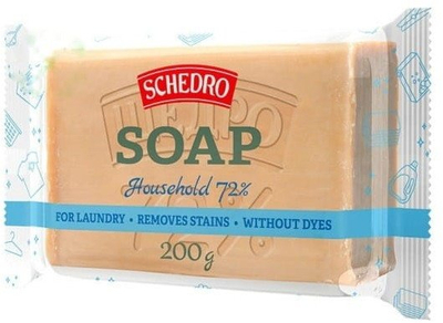 Домашен сапун Schedro Kernseife 72%, 200 g, бел