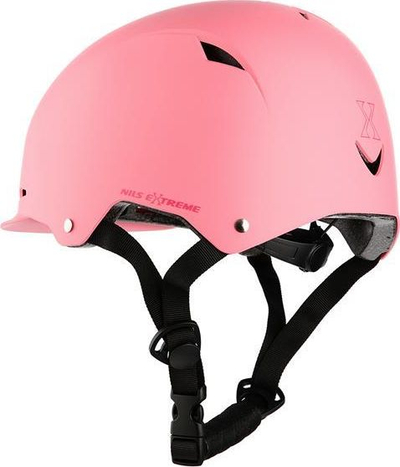 Helmetë biçiklete Nils Extreme MTW02, madhësia XS, rozë