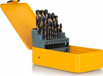 Set stërvitjesh metali SMART365 HSS, 25 copë, DIN338