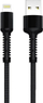 Kabllo USB LDNIO LS64 Lightning, 2m, 2.4A, e zezë