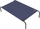 Shtrat metalik për qen Healing Pet Metal Bed XXL, 120x68 cm, blu