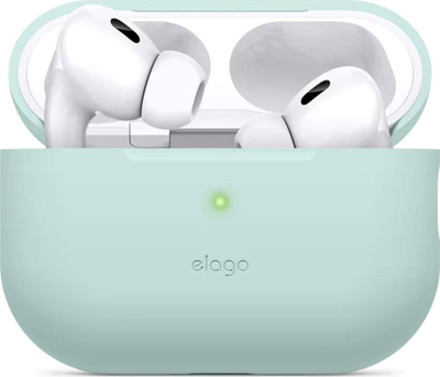 Силиконска навлака Elago AirPods Pro 2, компатибилна со безжично полнење, нане