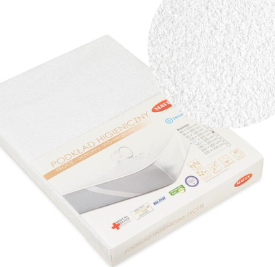 Заштитен прекрив за душек Frotte Vapor Permeable Waterproof, 120x200 cm, бел