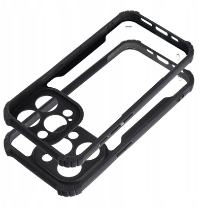 Mbulesë mbrojtëse për telefoni iPhone 16, anti-drop, e zezë