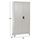 Dollap  metalike Clod 2-derë 90×40×190 Hcm (HM11981), gri