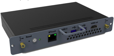 Modul kompjuterik Yealink MCore OPS për MeetingBoard, HDMI, USB C, i zi
