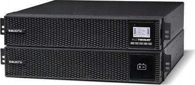 Modul baterie Salicru SLC-1000-TWIN RT3 EBM, tower rack 2U, për UPS SLC TWIN RT3, i zi