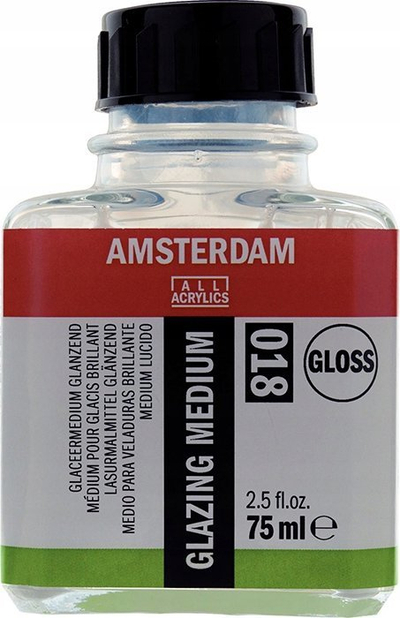 Medium akrilik Amsterdam Gloss Acrylic Glazing, 75 ml, transparent