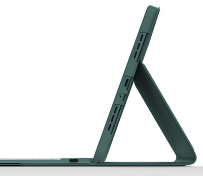 Këllëf me tastierë Bluetooth STRADO për iPad Air 11 Gen 6, me touchpad, jeshil
