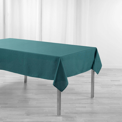 Mbulesë tavoline Douceur d'intérieur Newton, drejtkëndore 140x250 cm, që s’kapet kollaj nga njollat, jeshile