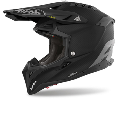 Kaskë motocross Airoh Aviator 3 Carbon, madhësia XL, mat e zezë gri
