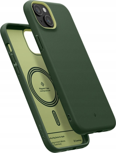 Këllëf telefoni Spigen Caseology Nano Pop MagSafe për iPhone 15, TPU, Avo Green