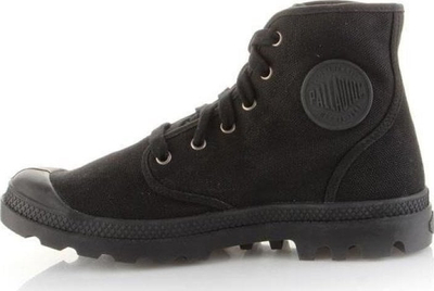 Këpucë Palladium Pampa Hi 02352-060-M, tekstil, taban sintetik, të zeza, 44.5