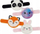 Byzylyk Stnux Plush Mix, me plush, me xhep portofoli, shumëngjyrësh
